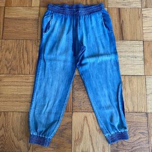 Bella Dahl Denim Joggers Size Medium